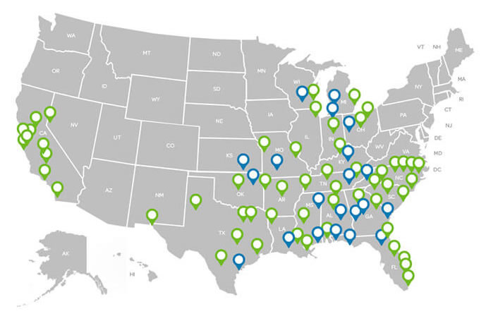 AT&T Fiber Availability Map